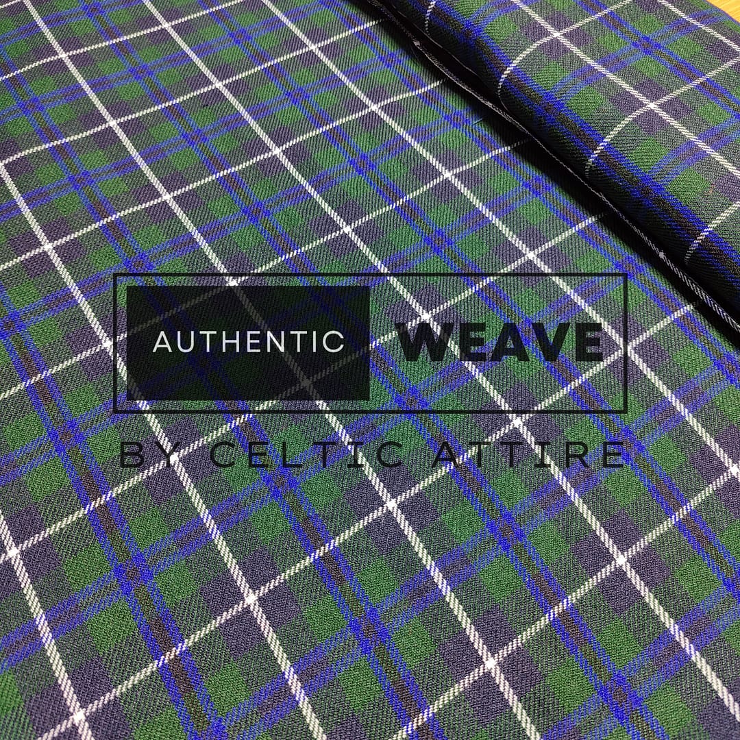 Douglas Blue Tartan Fabric