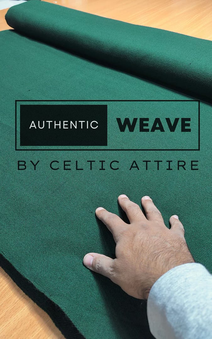Solid Green Tartan Fabric Solid Green Tartan Fabric