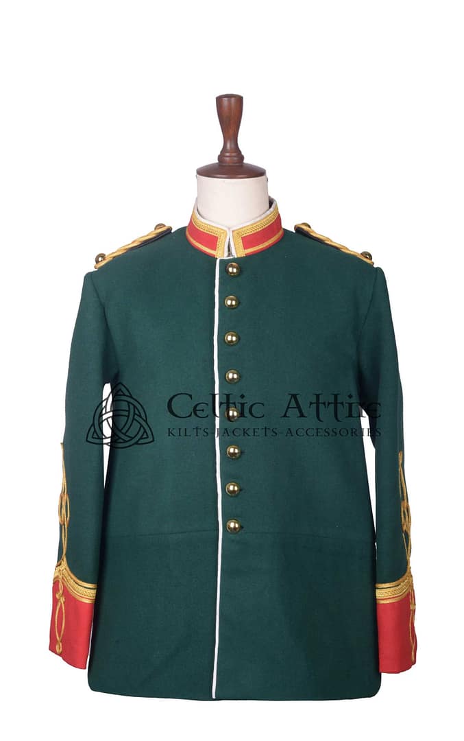 Green Wool Military War Jacket