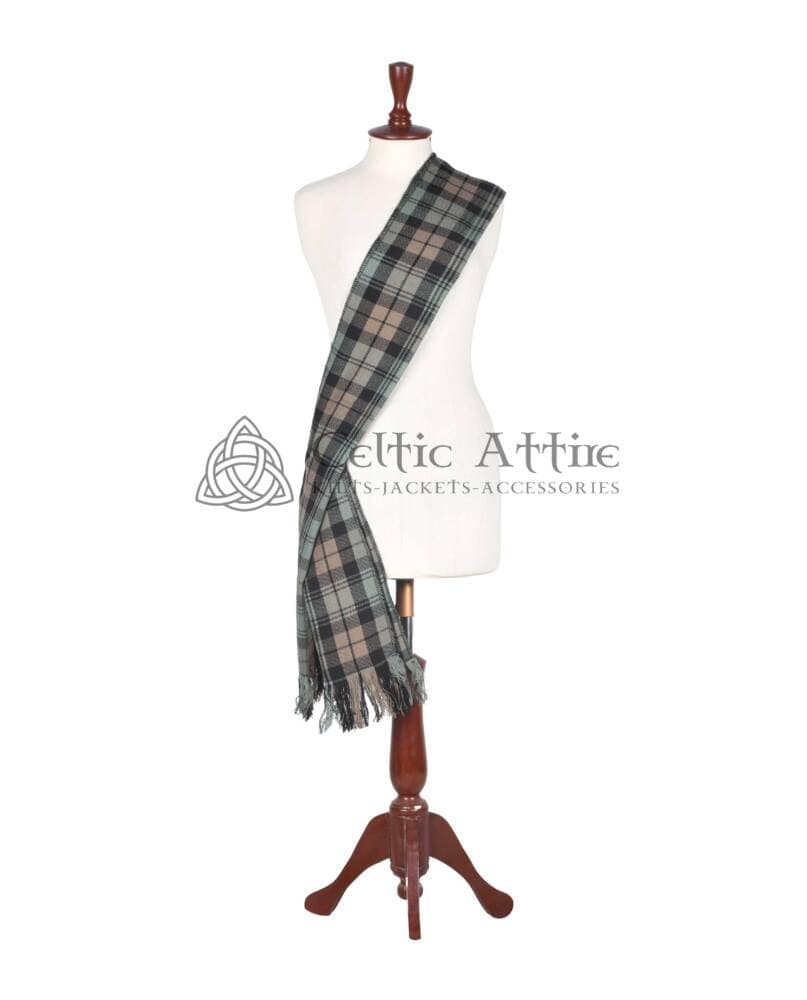 Black Watch Weathered Tartan Sash for Women