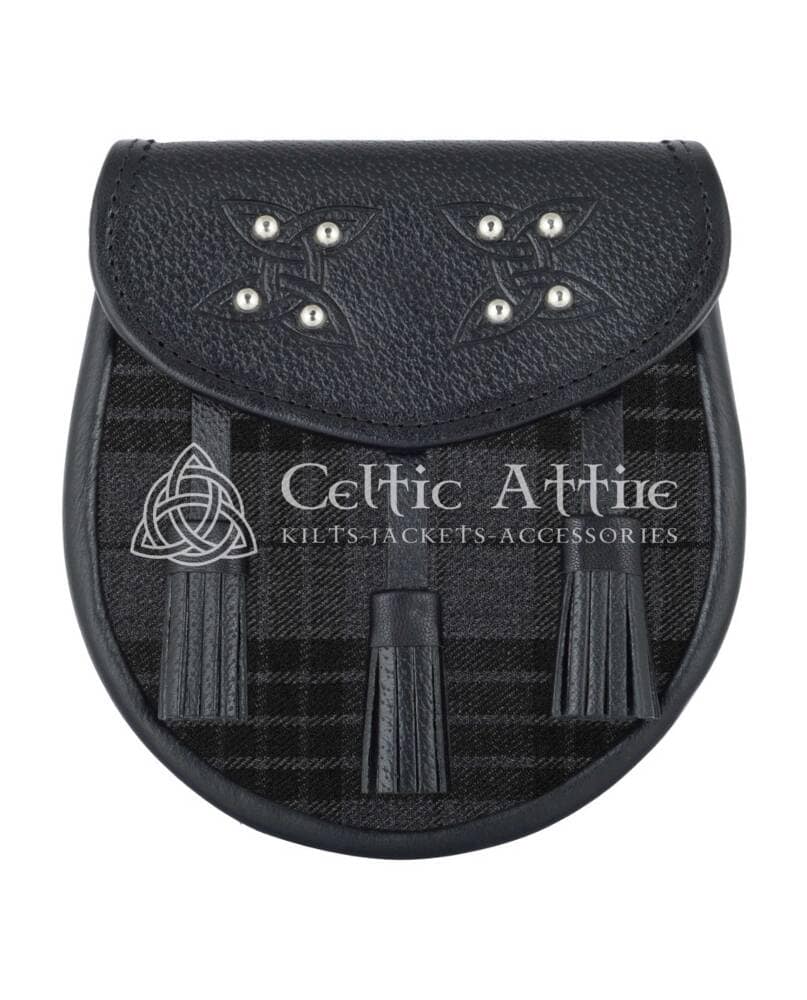 Grey Watch Tartan Sporran Grey Watch Tartan Sporran