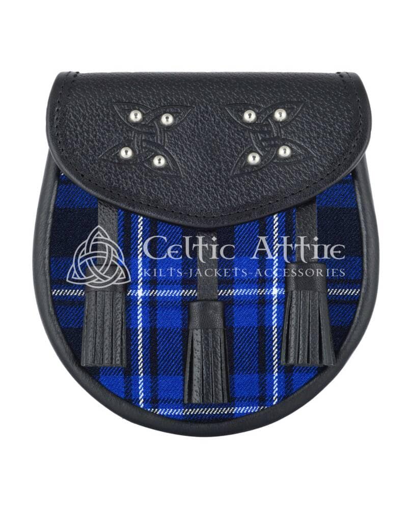 Ramsey Blue Tartan Sporran