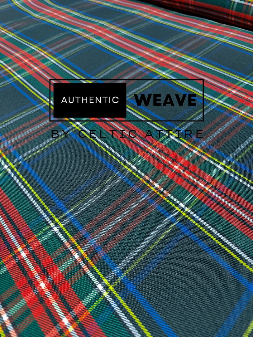 Poly viscose (PV) Black Stewart Tartan4