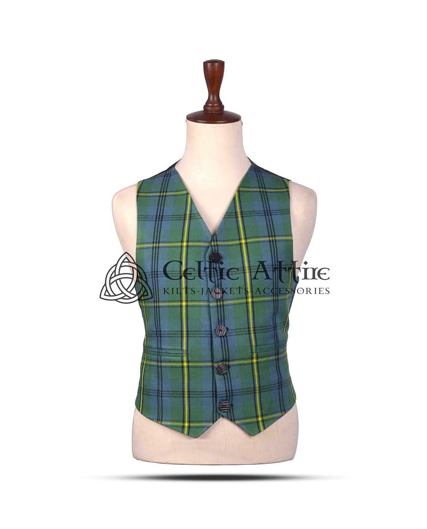 Johnston Ancient Tartan Argyll Waistcoat Johnston Ancient Tartan Argyll Waistcoat
