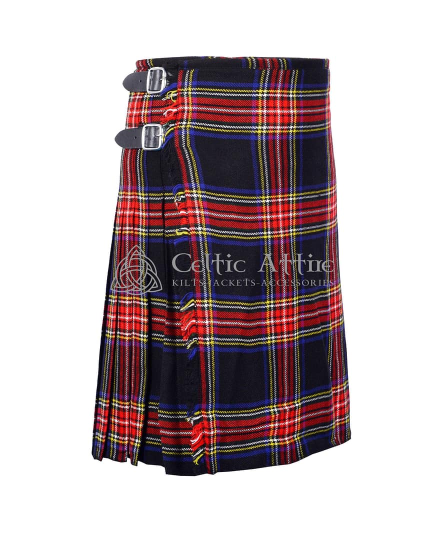 Black Stewart Tartan Kilt