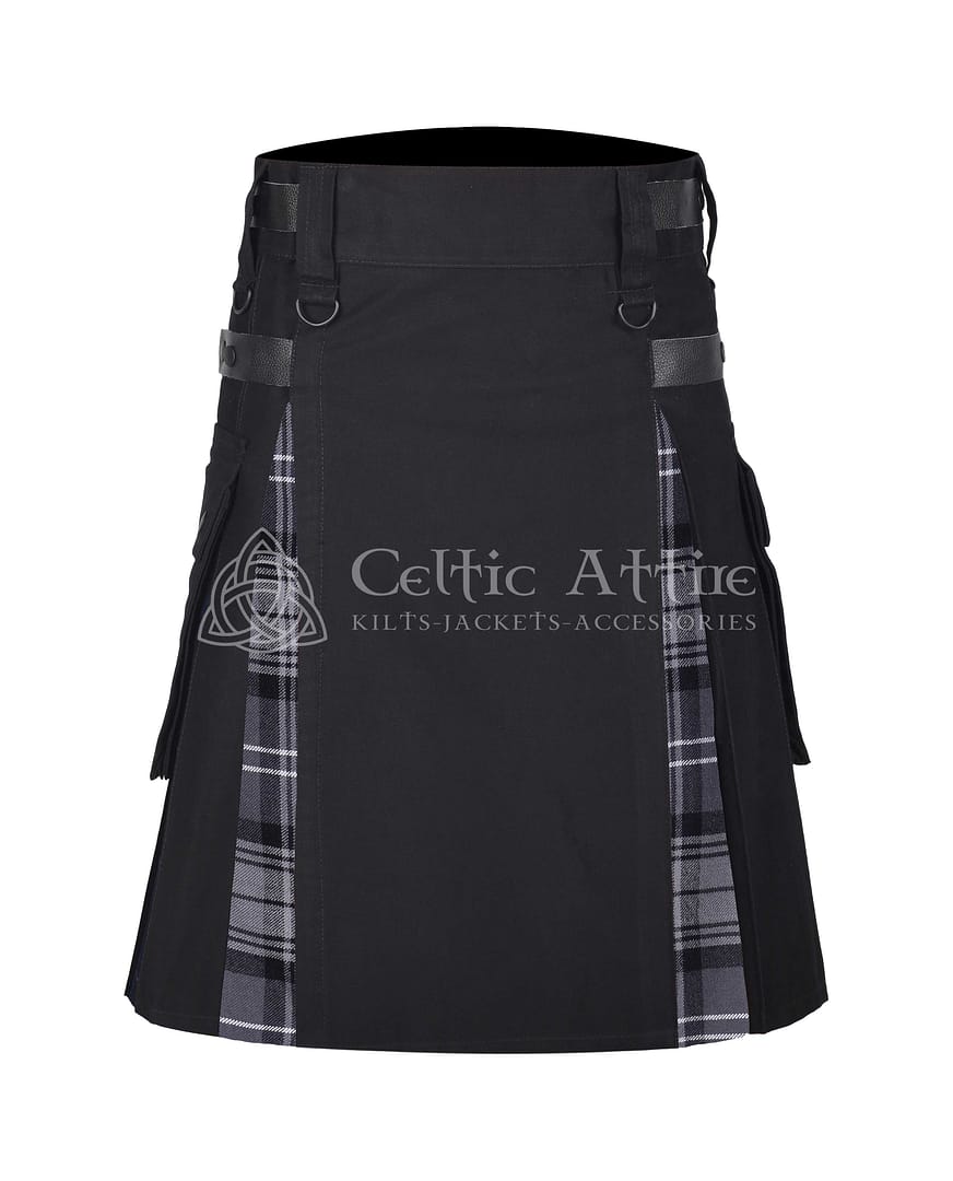 Hamilton Gray Cotton Hybrid Utility Kilt