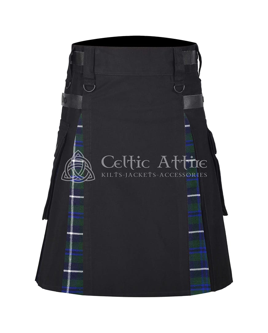 Blue Douglas Cotton Hybrid Utility Kilt