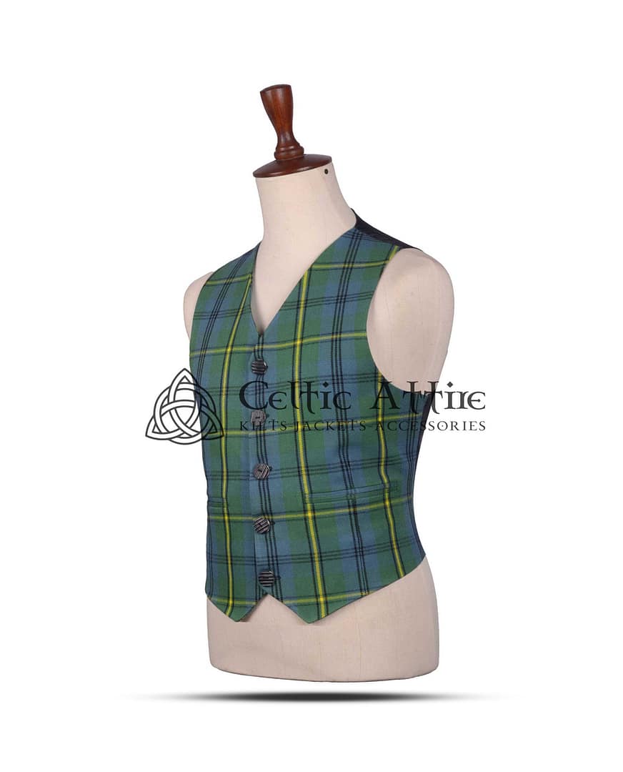 Johnston Ancient Tartan Argyll Waistcoat Johnston Ancient Tartan Argyll Waistcoat